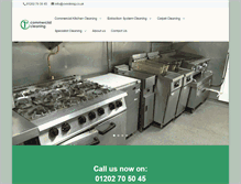 Tablet Screenshot of 1stcommercialcleaning.co.uk